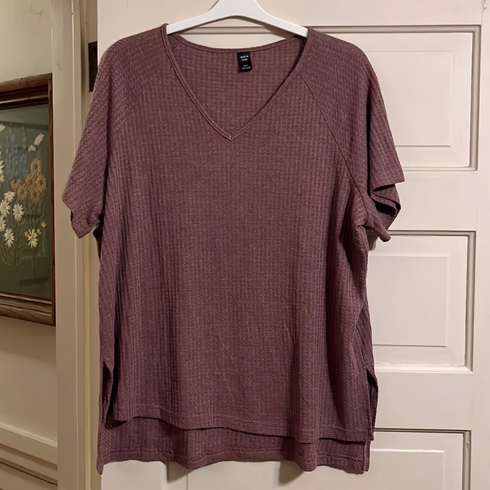Waffle Knit Top